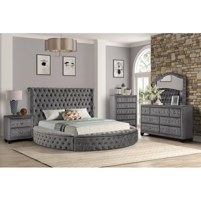 Taner Upholstered Standard 4 Piece Bedroom Set