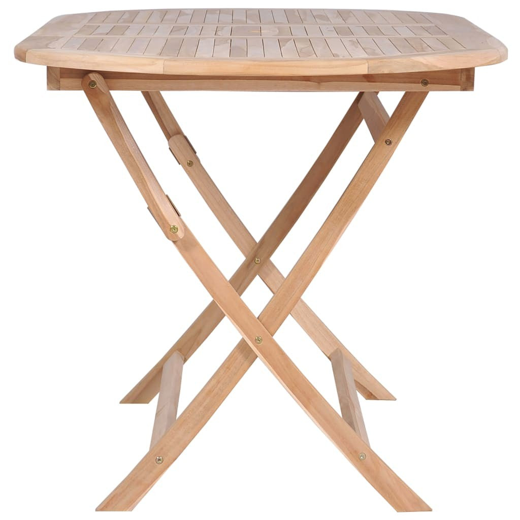 Dining Table Solid Teak 160x80x75 cm