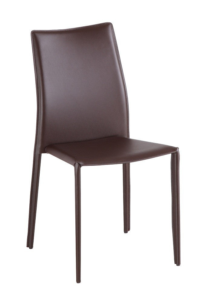 C031B Brown Dining Chairs Set of 4