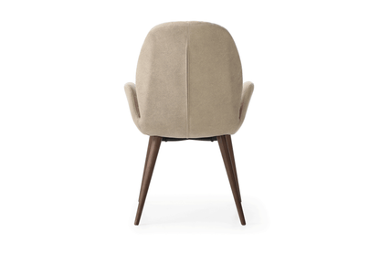 Beige Dining Chair Modern Armchair
