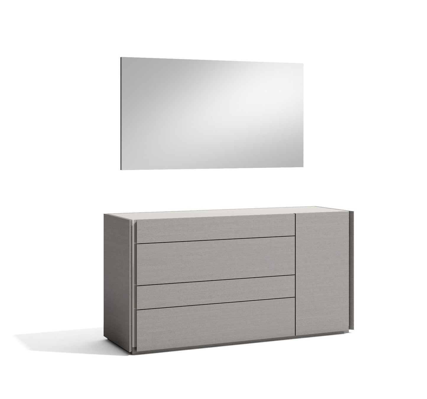 Sintra Premium Bedroom Set in Grey 6 PCS