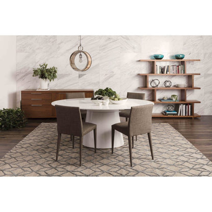Contemporary Round Lacquer Dining Table