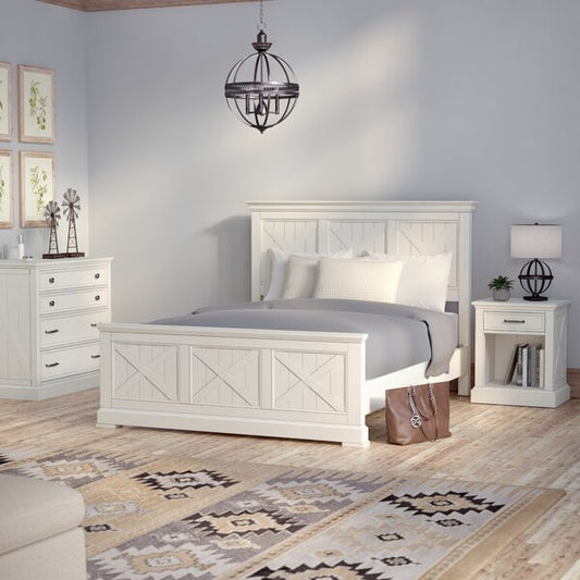 Lana Solid Wood Standard 3 Piece Bedroom Set