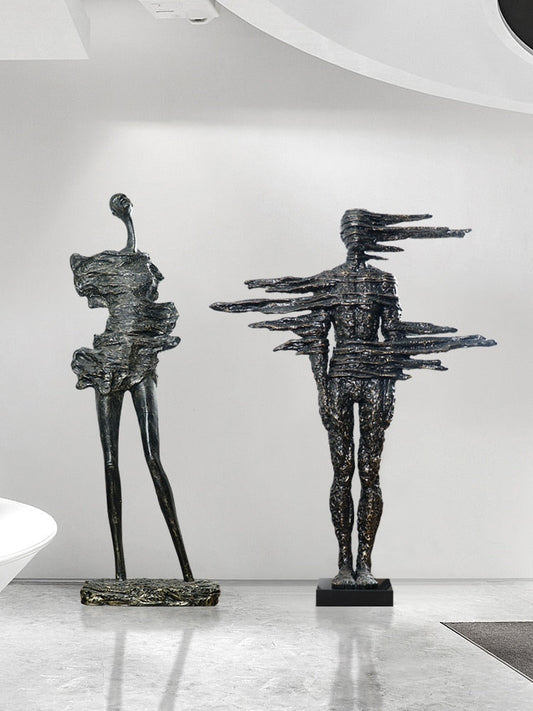 Abstract Sculpture Humanoid Decoration Model Room