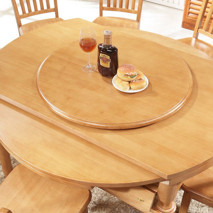 Solid wood dining table and chair combination mult