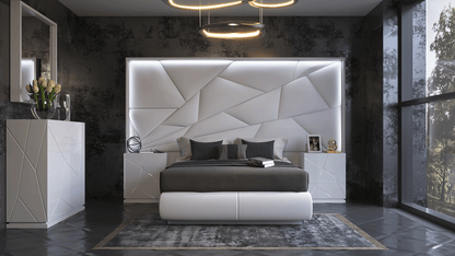 Majesty Bedroom Set with LED Lights