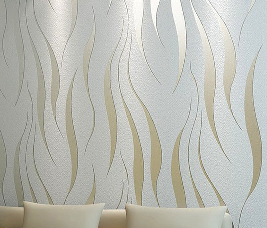 Modern 3D Abstract Geometric Embossed Wall Paper,G