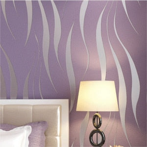 Modern 3D Abstract Geometric Embossed Wall Paper,G