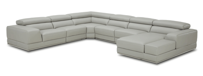 Modern Leather Sectional by Kuka