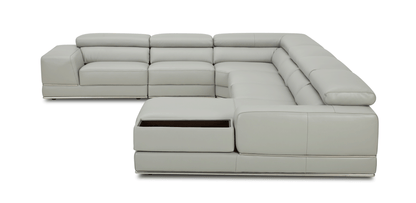 Modern Leather Sectional by Kuka